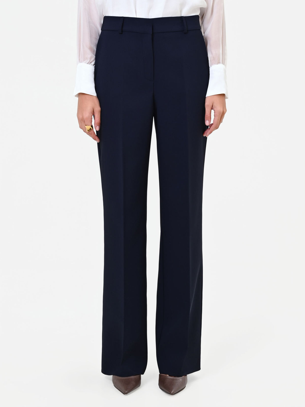 Pantalone Studio dritto blu navy