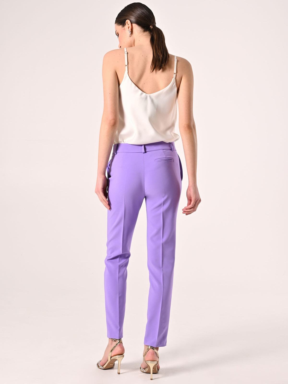 Pantaloni Lilla in Tessuto Tecnico