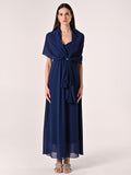 Stola in Georgette Blu