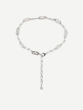 Cintura catena argento con monogramma traforato