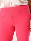 Pantaloni Curvy Fuxia in Scuba mano Crepe