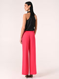 Pantaloni Ampi in Cadi Fuxia