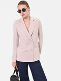 Giacca doppiopetto tortora beige