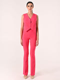 Gilet in Tessuto Tecnico Fuxia