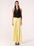 Pantaloni Gialli in Raso