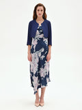 Coprispalle blu navy in cadi