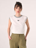 Top in Maglia Black & White