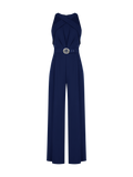 Tuta Blu Navy con Scollo all'Americana