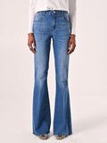Jeans Flared Lavaggio chiaro
