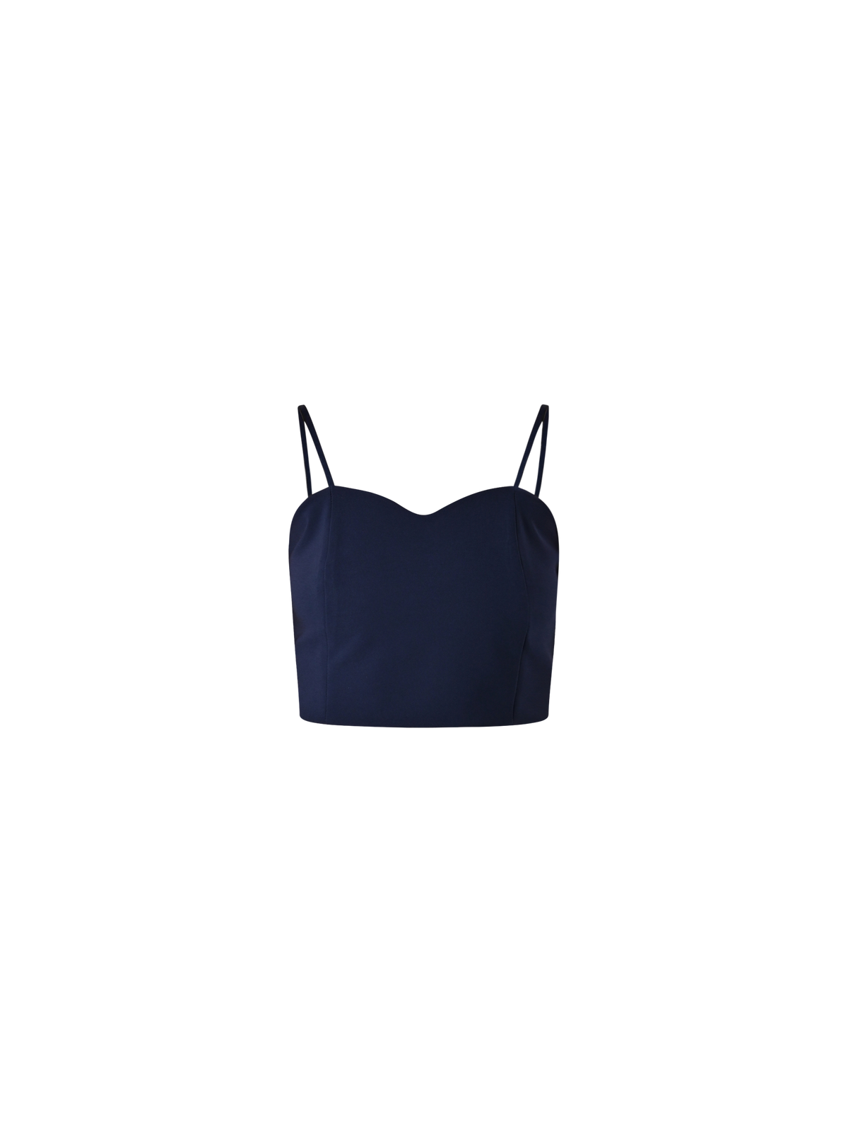 Top in Tessuto Tecnico Blu