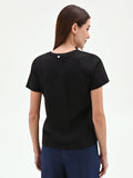 T-shirt nera 'The Devil Wears Prada' in cotone