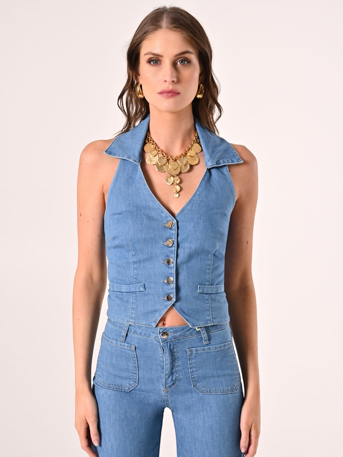 Gilet in Jeans