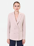 Giacca doppiopetto tortora beige