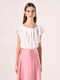 Blusa con Maniche ad Aletta