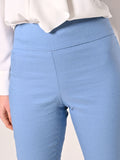 Pantaloni a Zampa Azzurri effetto Denim