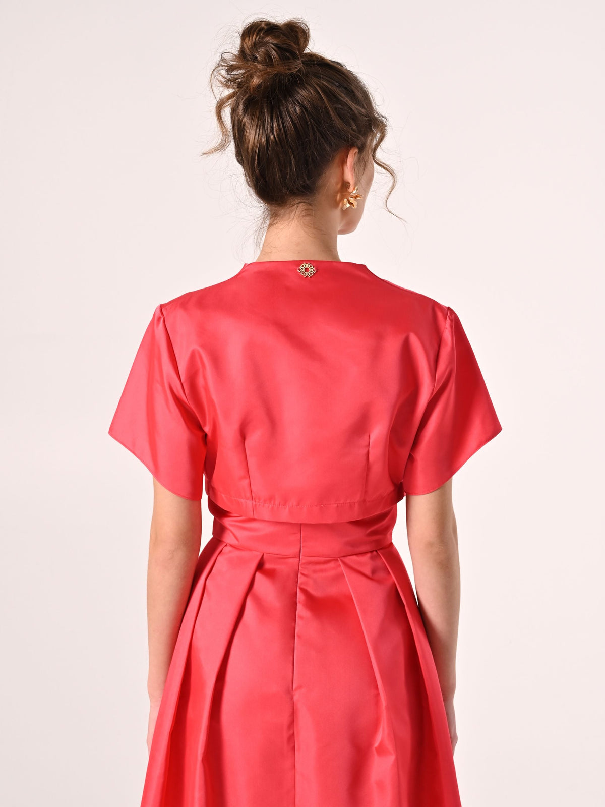 Coprispalle Corto in Twill Camelia