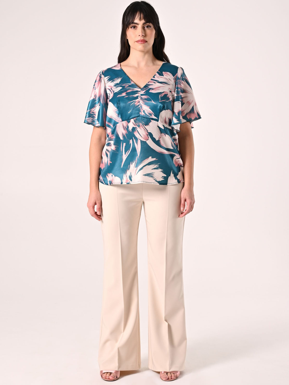 Top Curvy Floreale