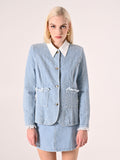 Giacca in Denim Chiaro