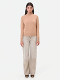Maglia dolcevita cammello beige 100% lana Giorgia Palmas X Rinascimento