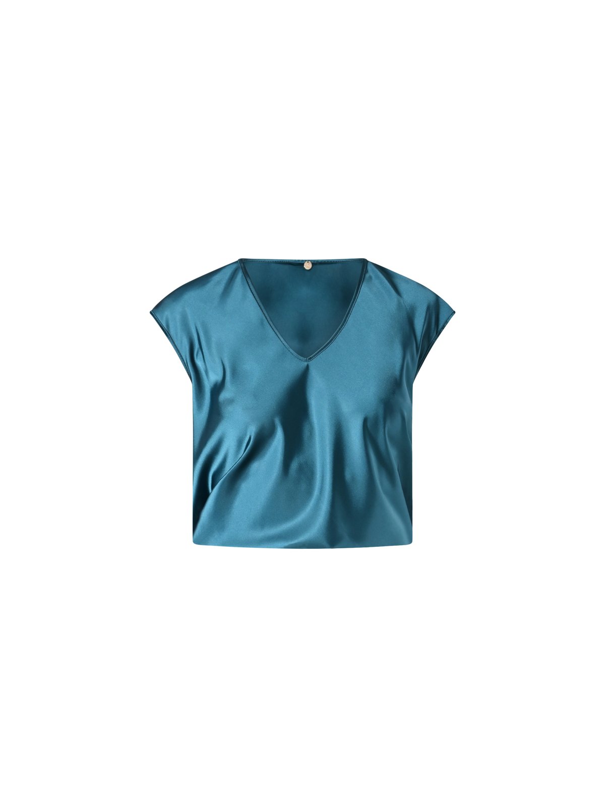 Blusa in Raso Verde Reale