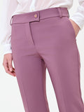 Pantalone rosa antico a sigaretta