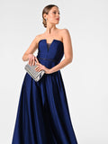 Abito Rinascimento atelier con Gonna a Ruota Blu