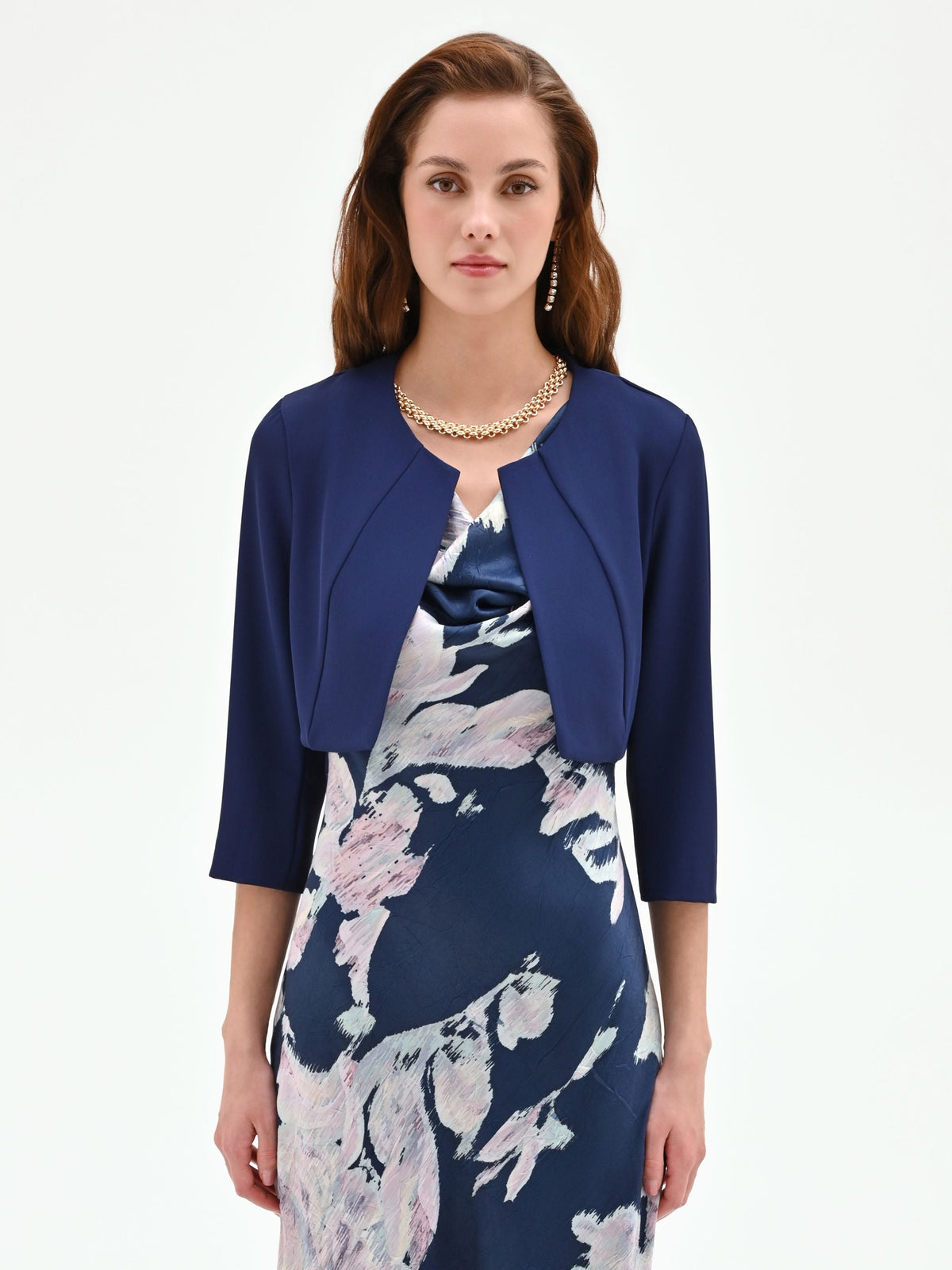 Coprispalle blu navy in cadi