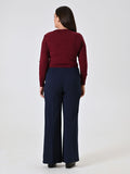 Pantalone Palazzo Curvy Blu