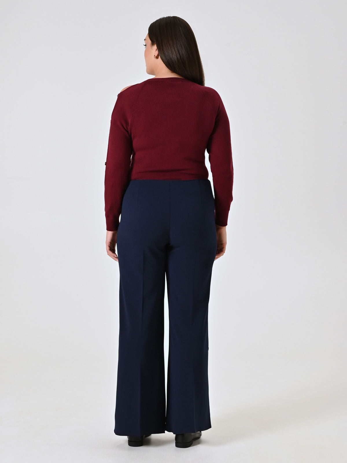 Pantalone Palazzo Curvy Blu