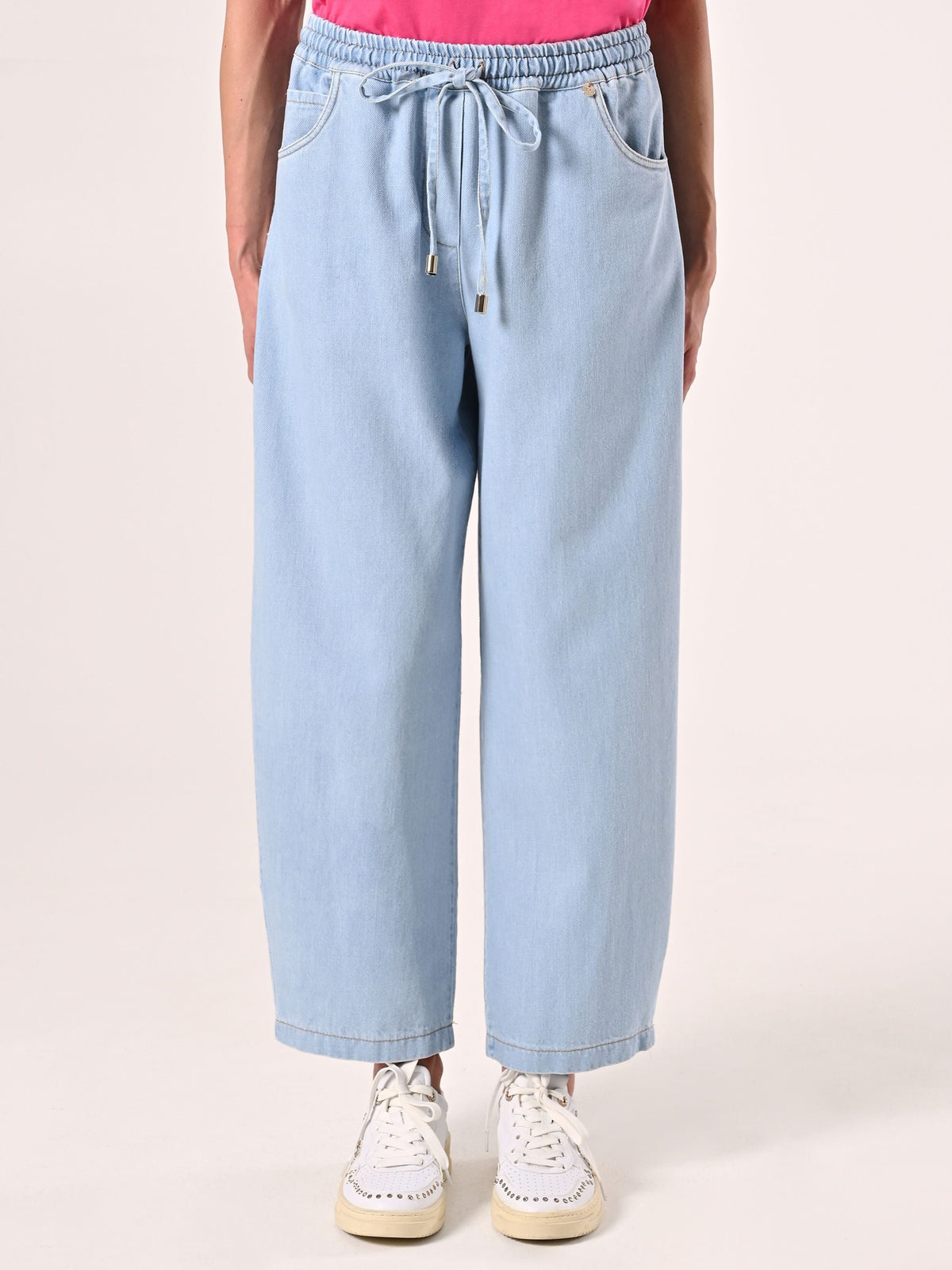 Jeans Palazzo con Coulisse