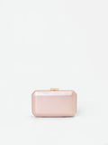 Pochette rosa con finitura scintillante