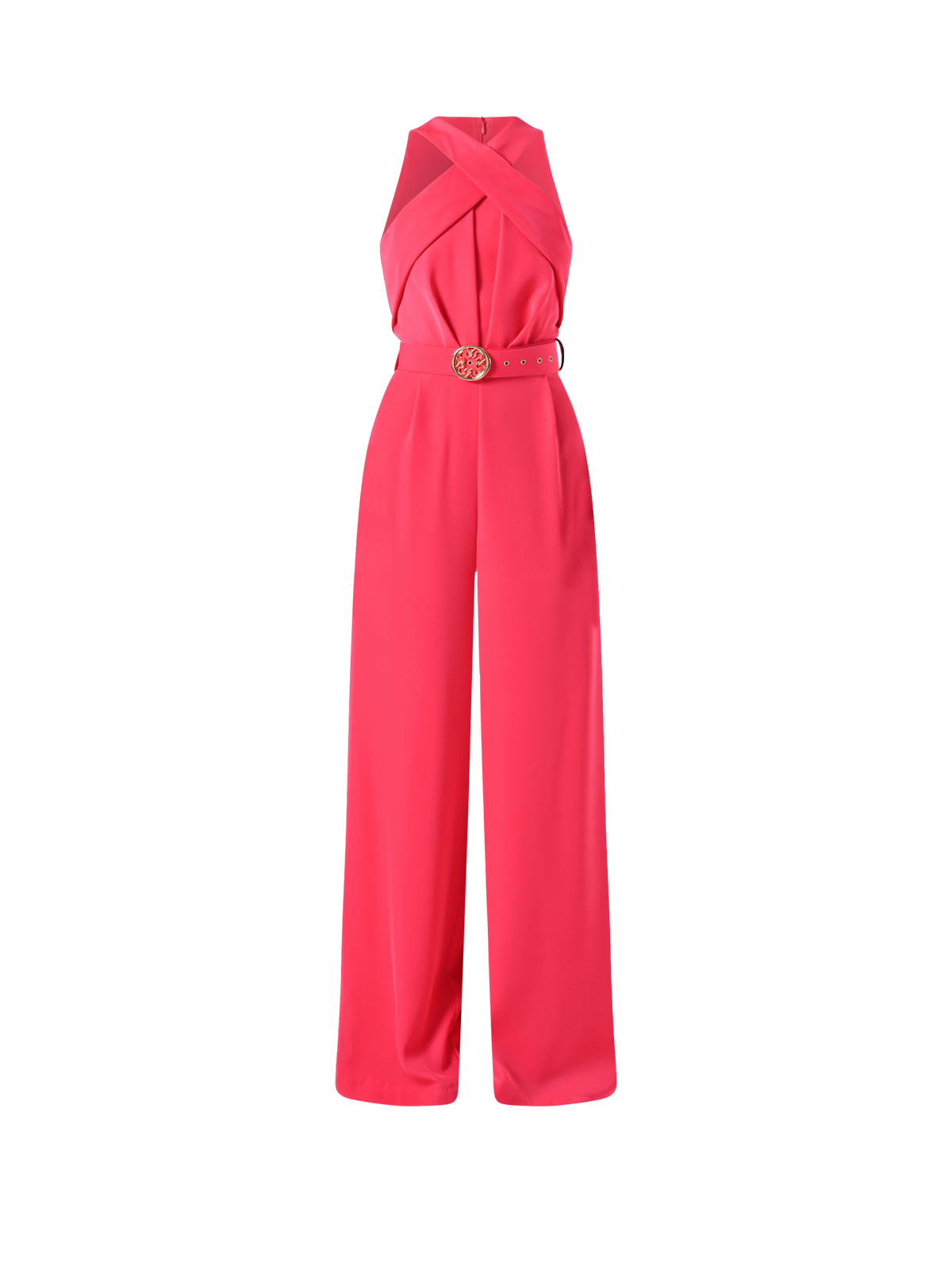 Tuta Fuxia con Scollo all'Americana