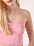 Top Bustier Rosa