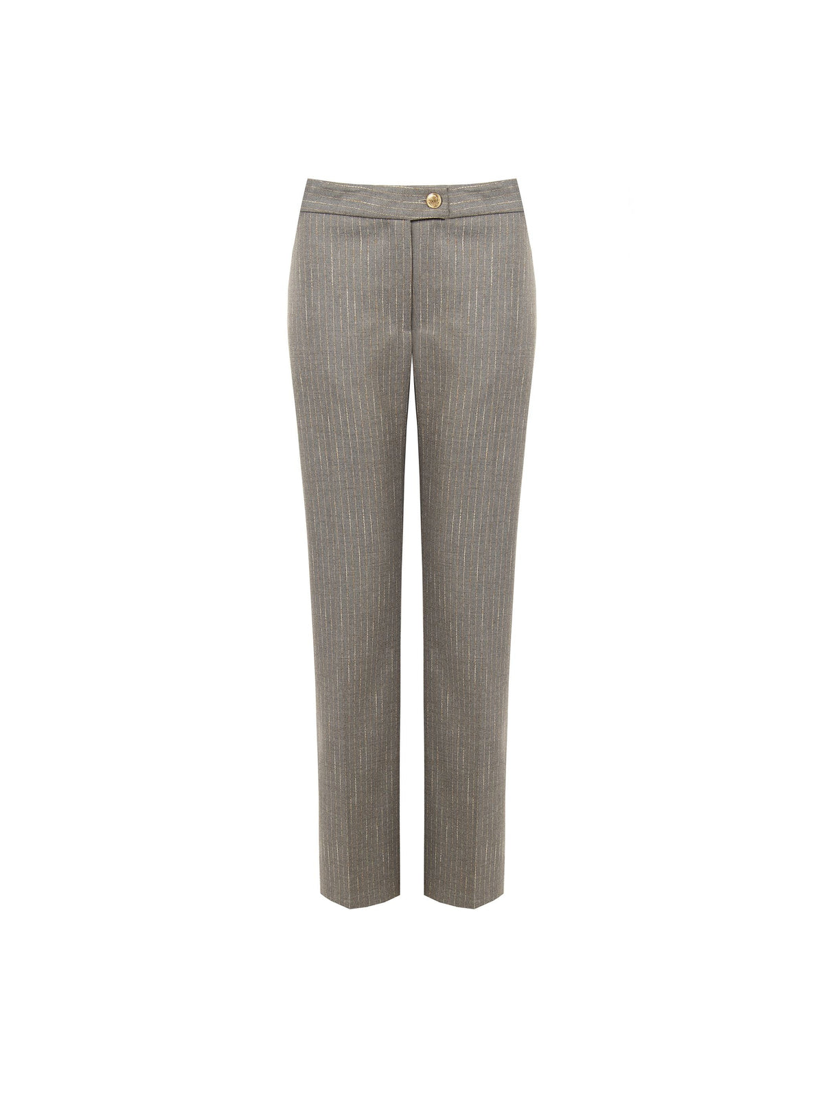 Pantalone gessato grigio chiaro