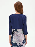 Coprispalle blu navy in cadi