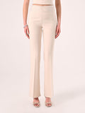 Pantaloni Beige con Strass