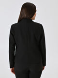 Giacca Curvy Monobottone Nera