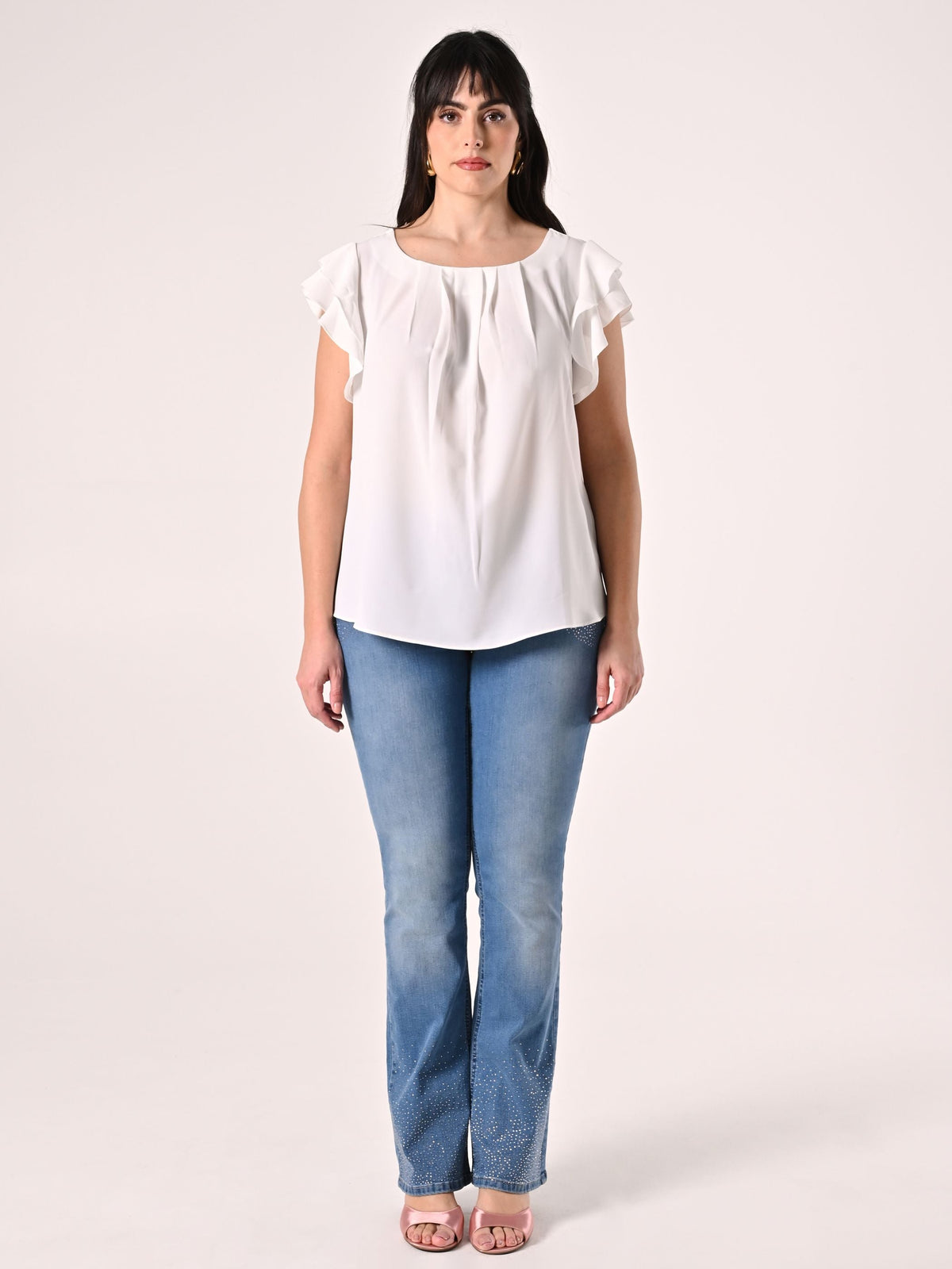 Blusa Curvy Bianca