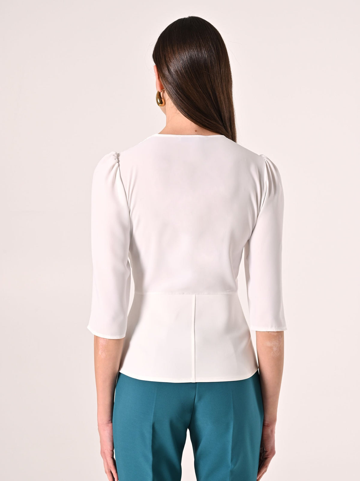 Blusa Incrociata Bianca