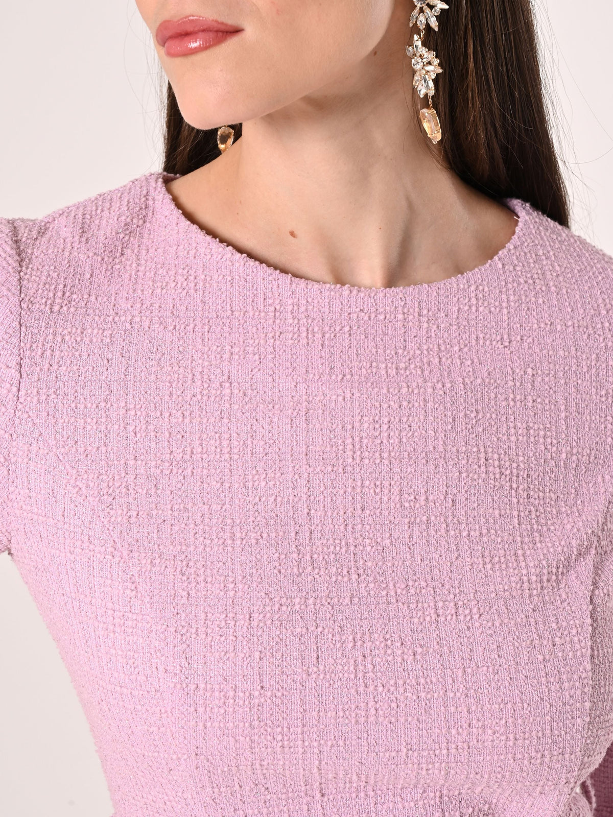 Tubino in Tweed Rosa