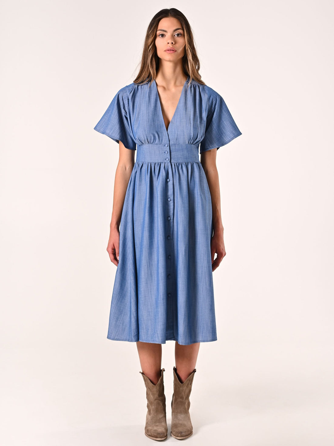 Chemisier in Chambray
