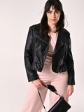 Giacca Curvy in Similpelle