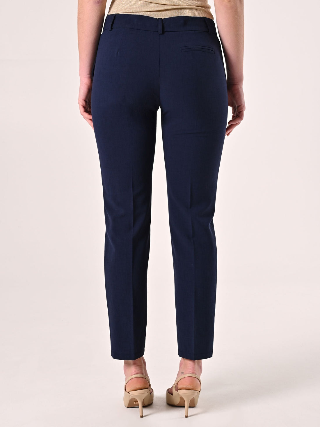 Pantaloni Blu in misto Viscosa