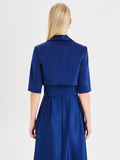 Coprispalle in Raso Rinascimento atelier Blu