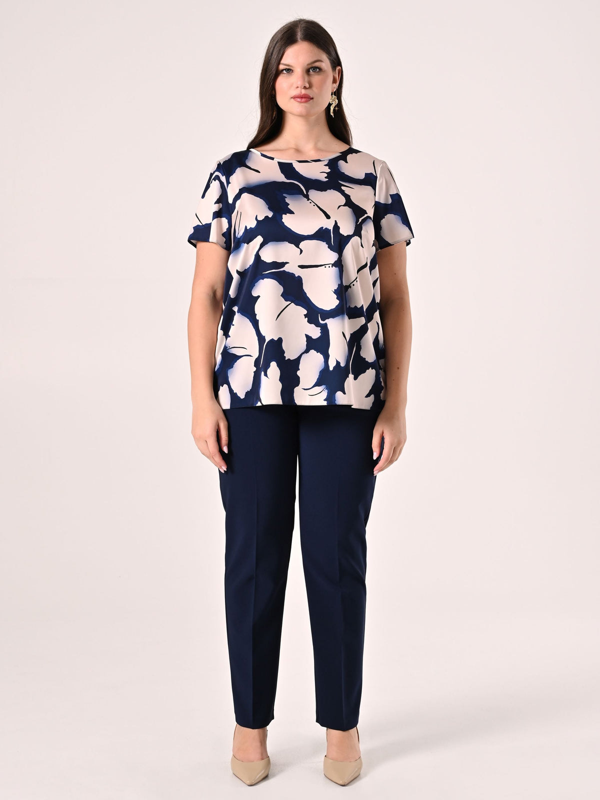 Blusa Curvy Floreale
