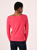 Maglioncino scollo Barchetta Fuxia