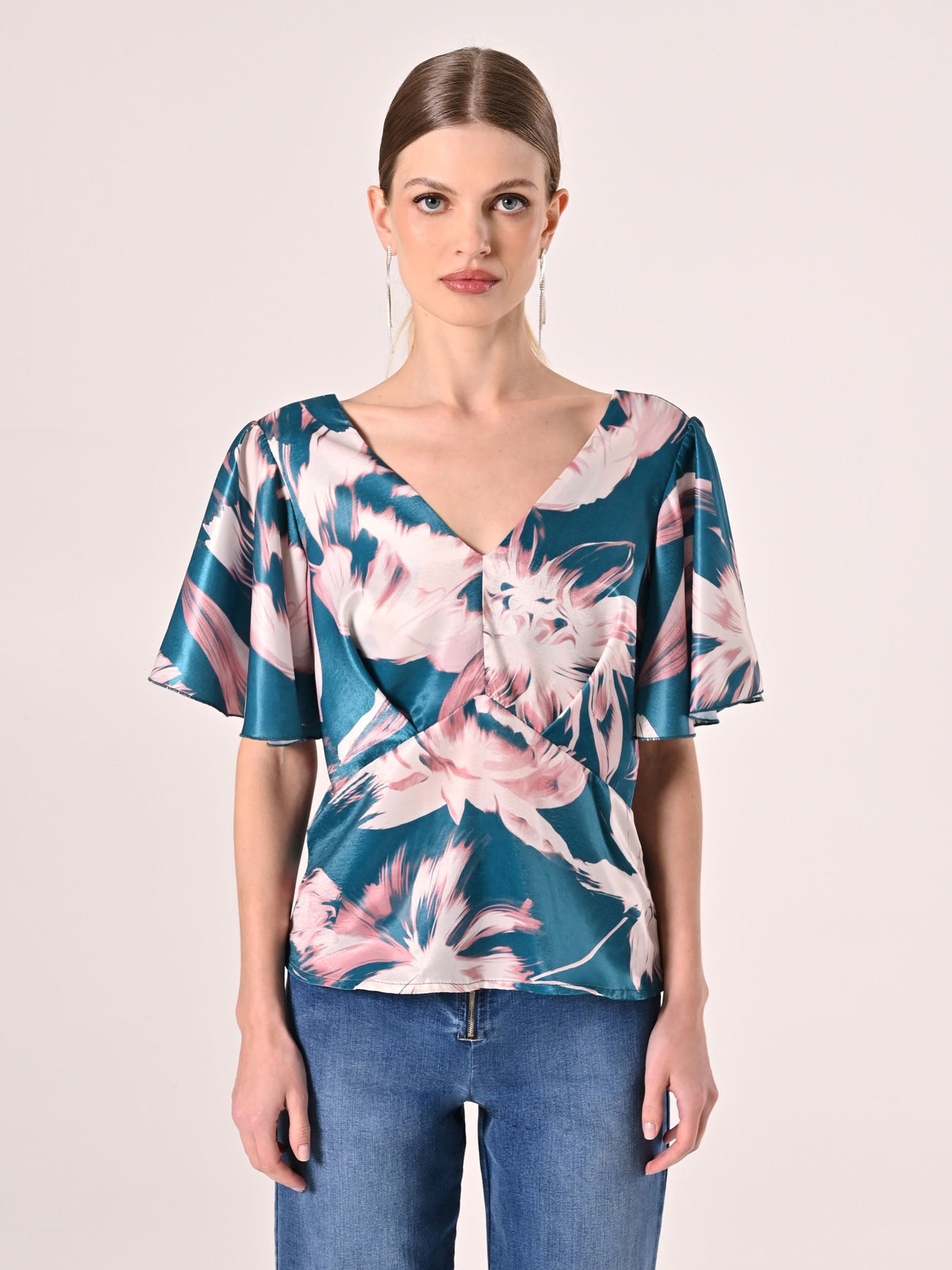 Blusa stampa Floreale