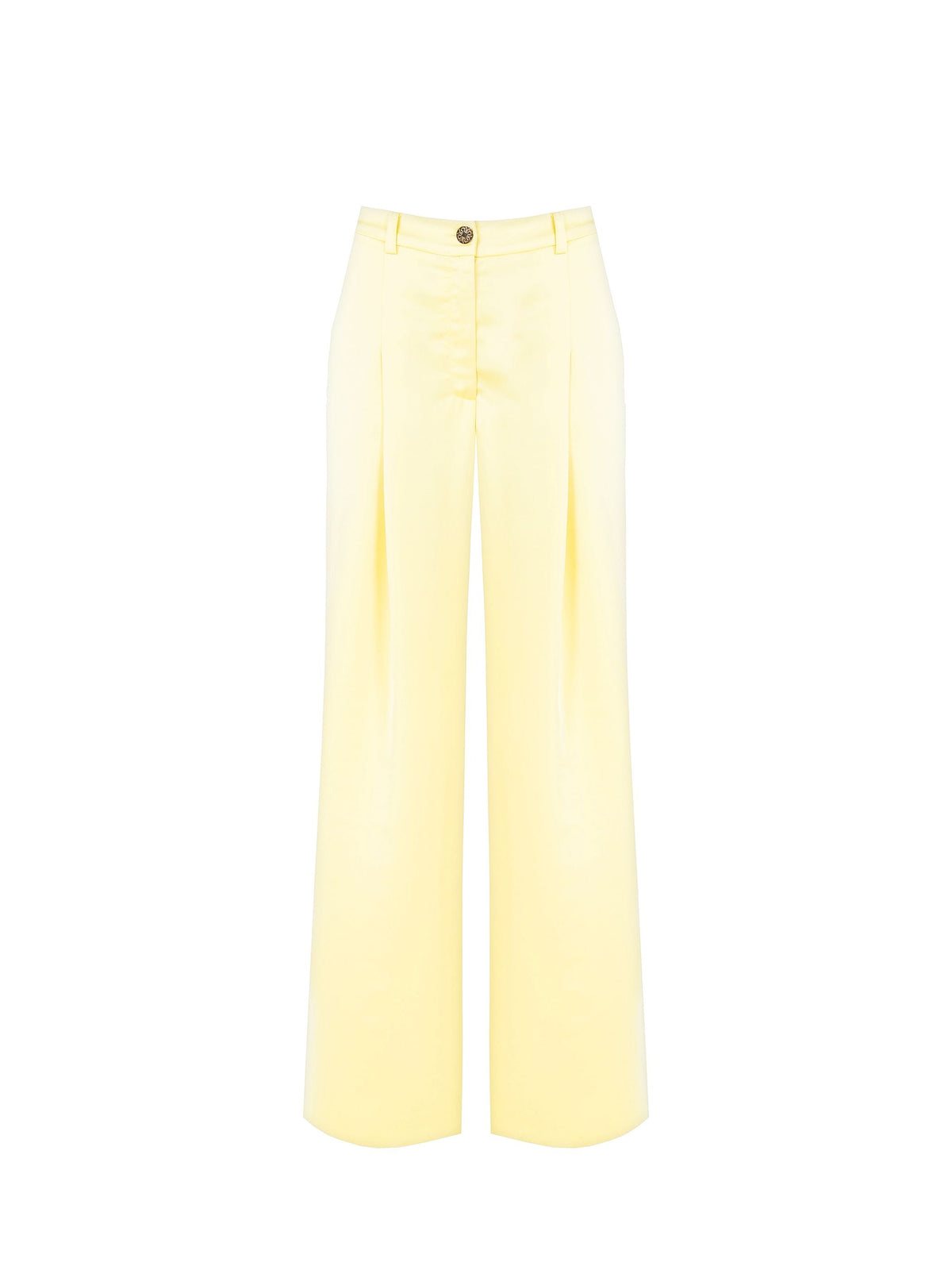 Pantaloni Gialli in Raso