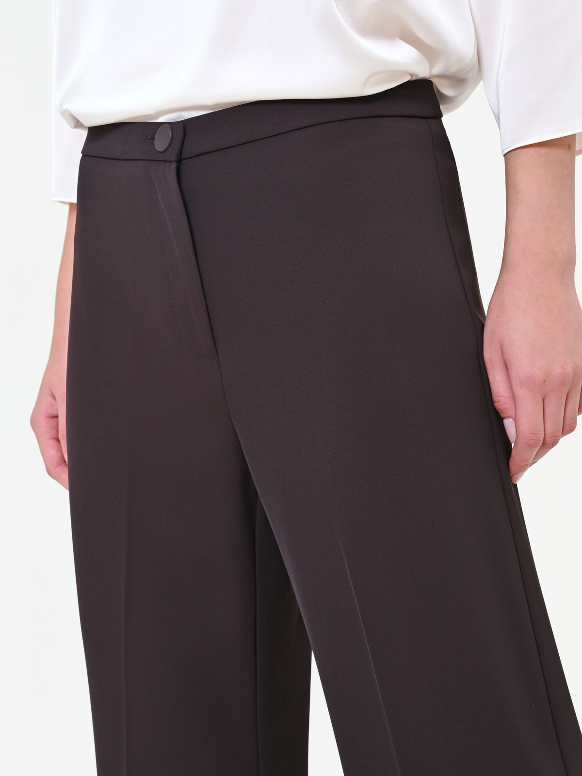 Pantalone largo cadi moro marrone