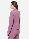 Giacca blazer monopetto rosa antico